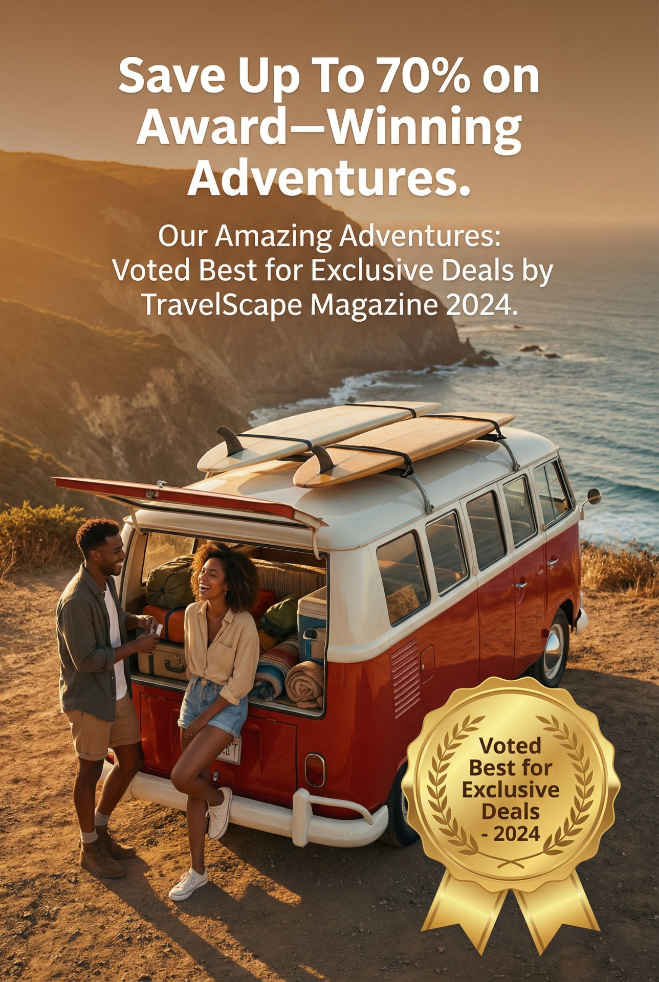 Save up to 70% on award-winning adventures — Voted Best for Exclusive Deals by TravelScape Magazine 2024